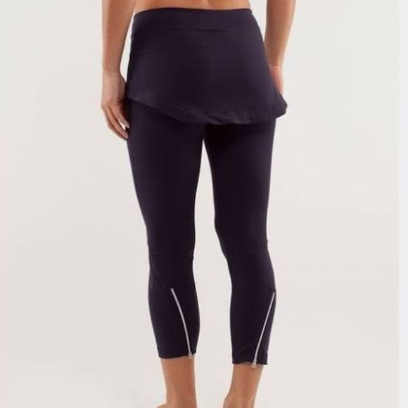 Lululemon Steadfast Crop Skirt Leggings 